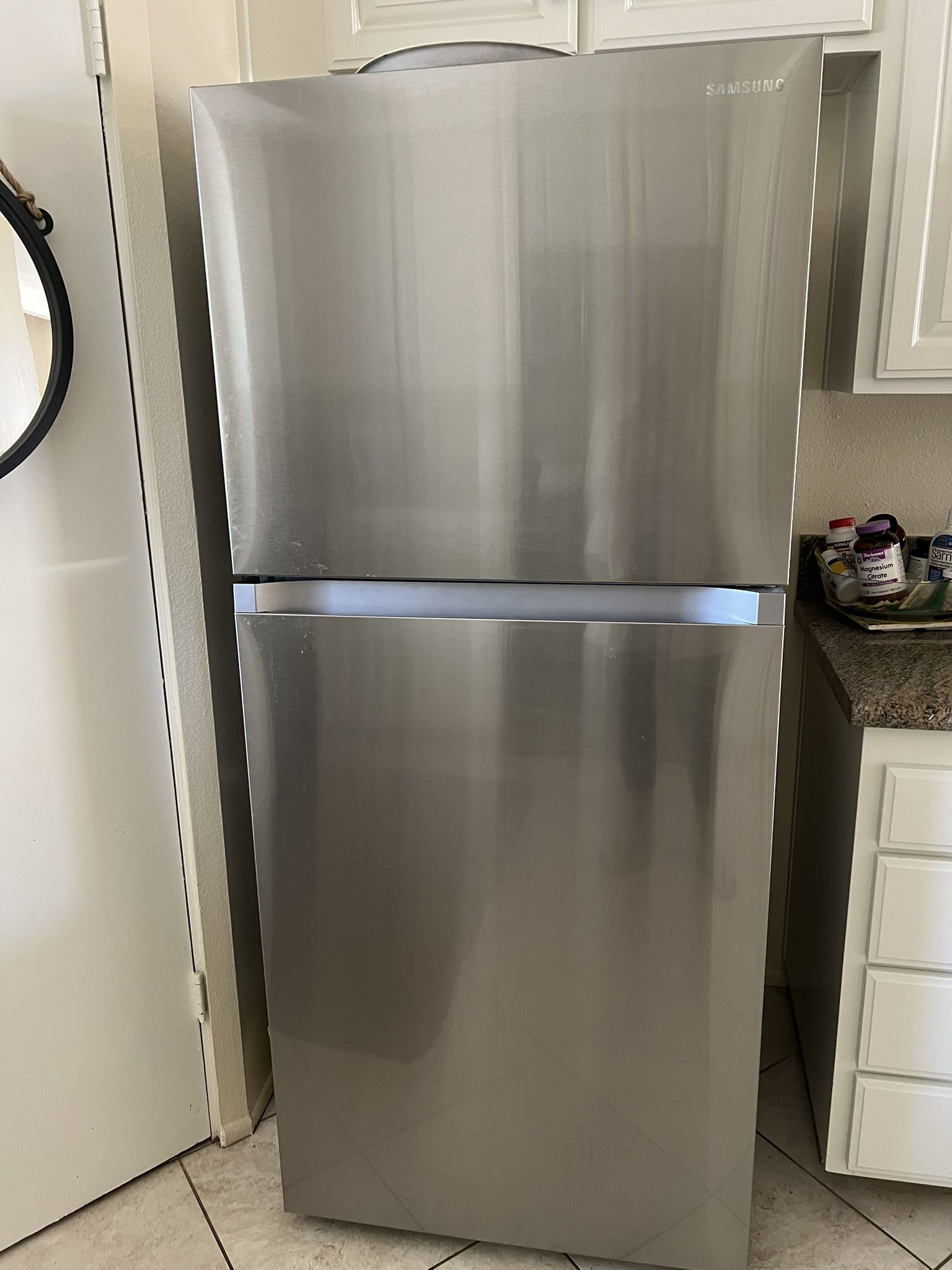 Very New 2 Year Old Samsung Refrigerator In Great Condition.