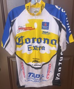 Corona Extra Cycling Shirt - Large - Short Sleeve - 3/4 Zip.