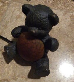 Antique teddy lamp