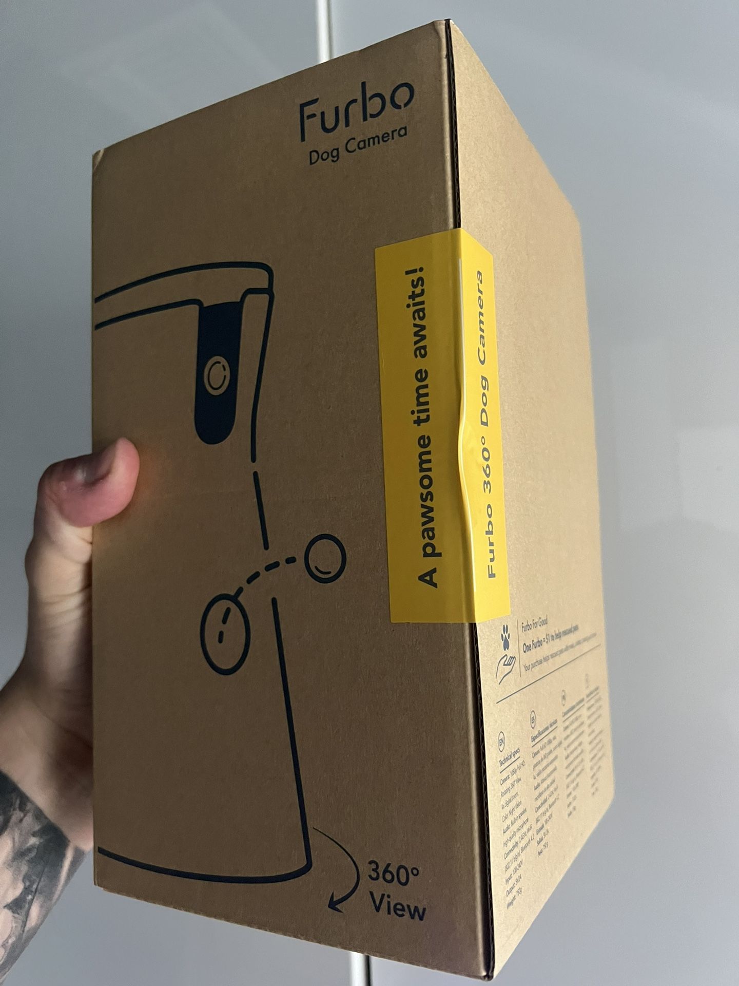 Furbo Dog 360 Degree Dog Treat Dispensing Pet Camera 