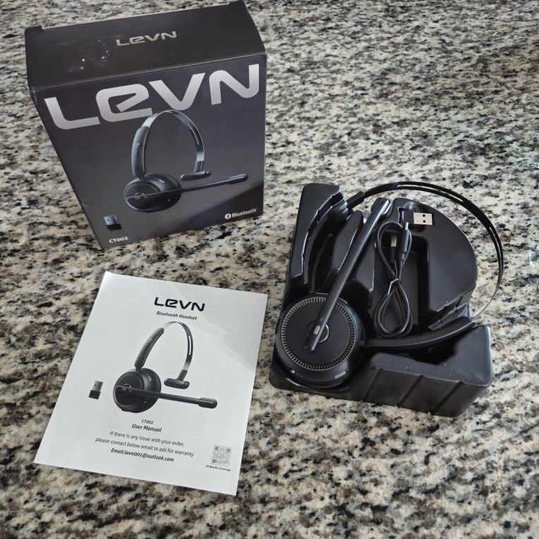 Levn Bluetooth Headset And Microphone