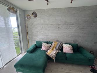 Stylish Green Couch