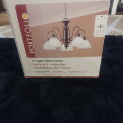 Portfolio Five Light Chandelier