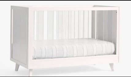 Pottery Barn Kids Sloan Acrylic Convertible Crib