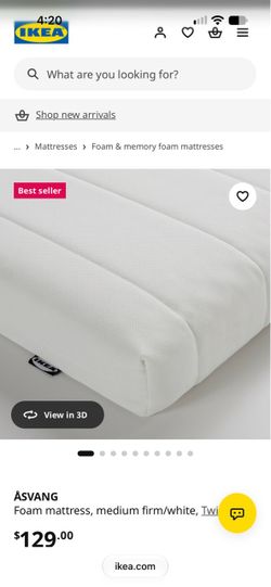 Äsvang IKEA twin mattress