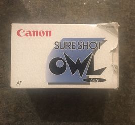 Vintage Canon Sure Shot Owl Date