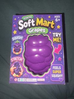 Jumbo Soft Mart Scented Grapes Squishy Toy