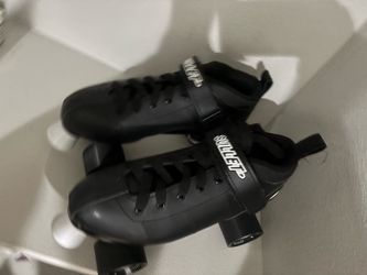 Chicago Men's Bullet Speed Skates Black Classic Quad Roller Skate Sz 9