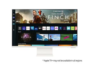 32" M80B UHD, USB-C White Smart Monitor with Speakers & Remote