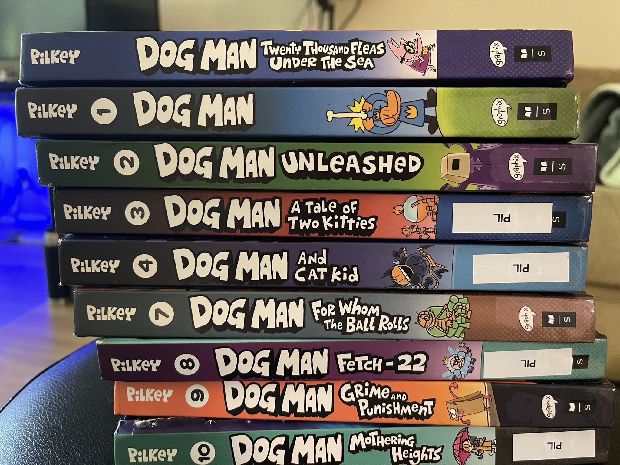 DOG MAN books