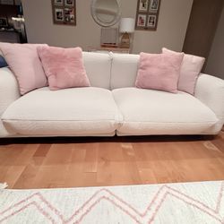 Lambswool 3 seat cushion comfy couch. Non-Smoking home, no pets, no spills  Pick up Only