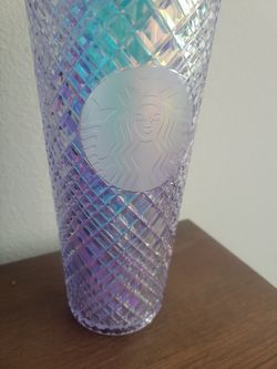 Pearl / Silver  Starbucks Tumbler Cup 24oz. – Brand New