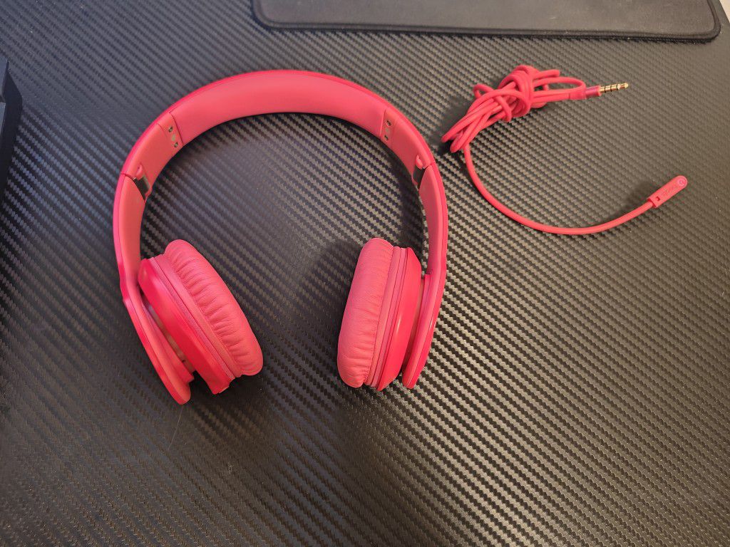 Beats Solo2 Wired ONLY Headphones (Pink)