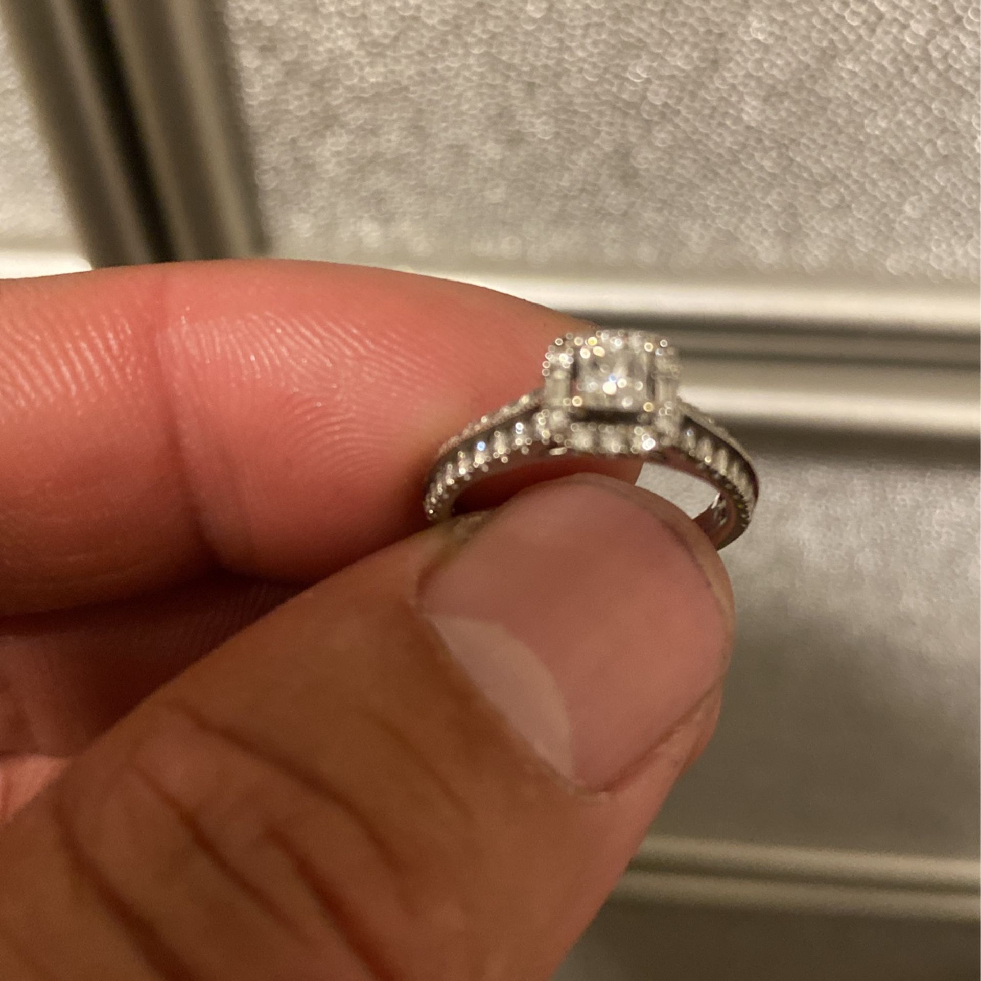 White Gold Diamond Ring