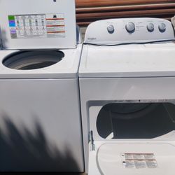 WHIRLPOOL TOP LOAD WASHER AND DRYER 