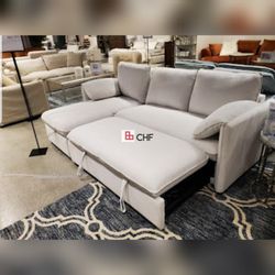 Sectional sofa with storage and Sleeper 
