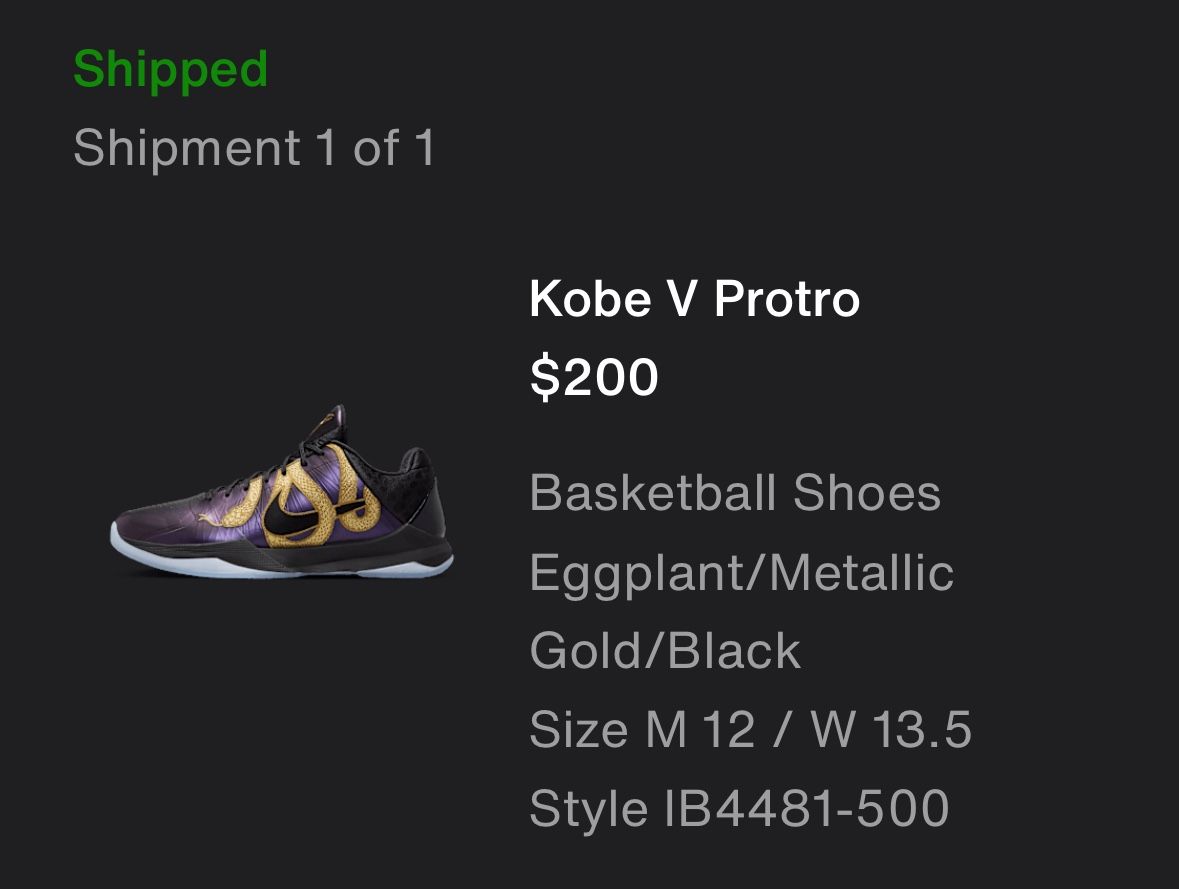 Kobe V Protro