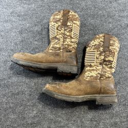 Ariat Cowboy Boots Steel Toe Size 10 