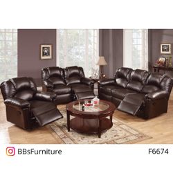 Brown Motion Sofa Set (Free Delivery)