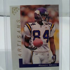 Randy Moss 2000 Topps Gallery Artisan (The art Of Collecting) #138
