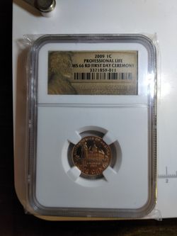 2009 US Lincoln Bicentennial cent NGC MS66