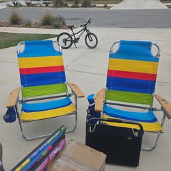 Two beach chairs