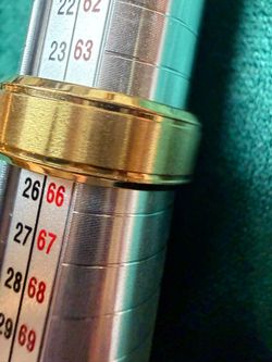 Men's 8mm Stainless Steel Brushed Band Ring Sizes 9-11