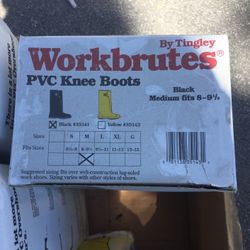 PVC WORK BOOTS NEW IN THE BOX 