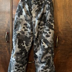 Faded Glory Kids 6/7 Snow Pants, Camo