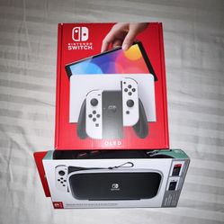 Nintendo Switch – OLED Model w/ White Joy-Con - White