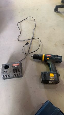 Ryobi cordless drill and charger