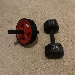 25 Pound Dumbell 