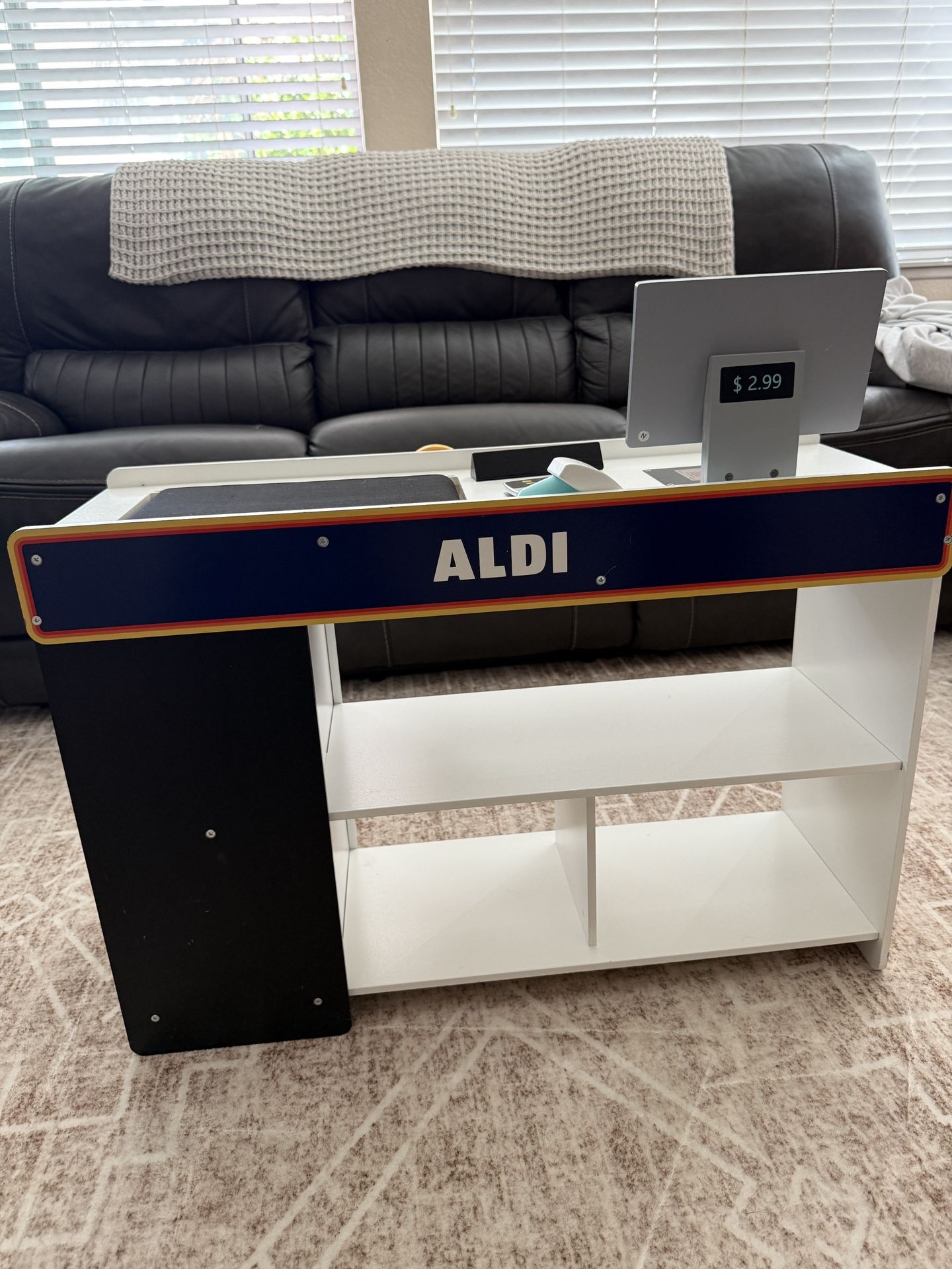 Aldi Wooden Checkout
