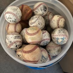 2 Buckets of Baseballs