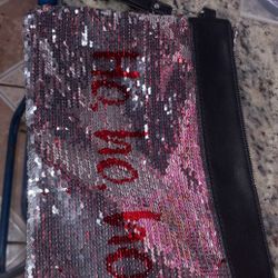 New Christmas Large Wristlet Bag Sequins