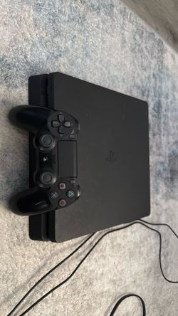 PS4 slim with ps4 controller with ps4 cables