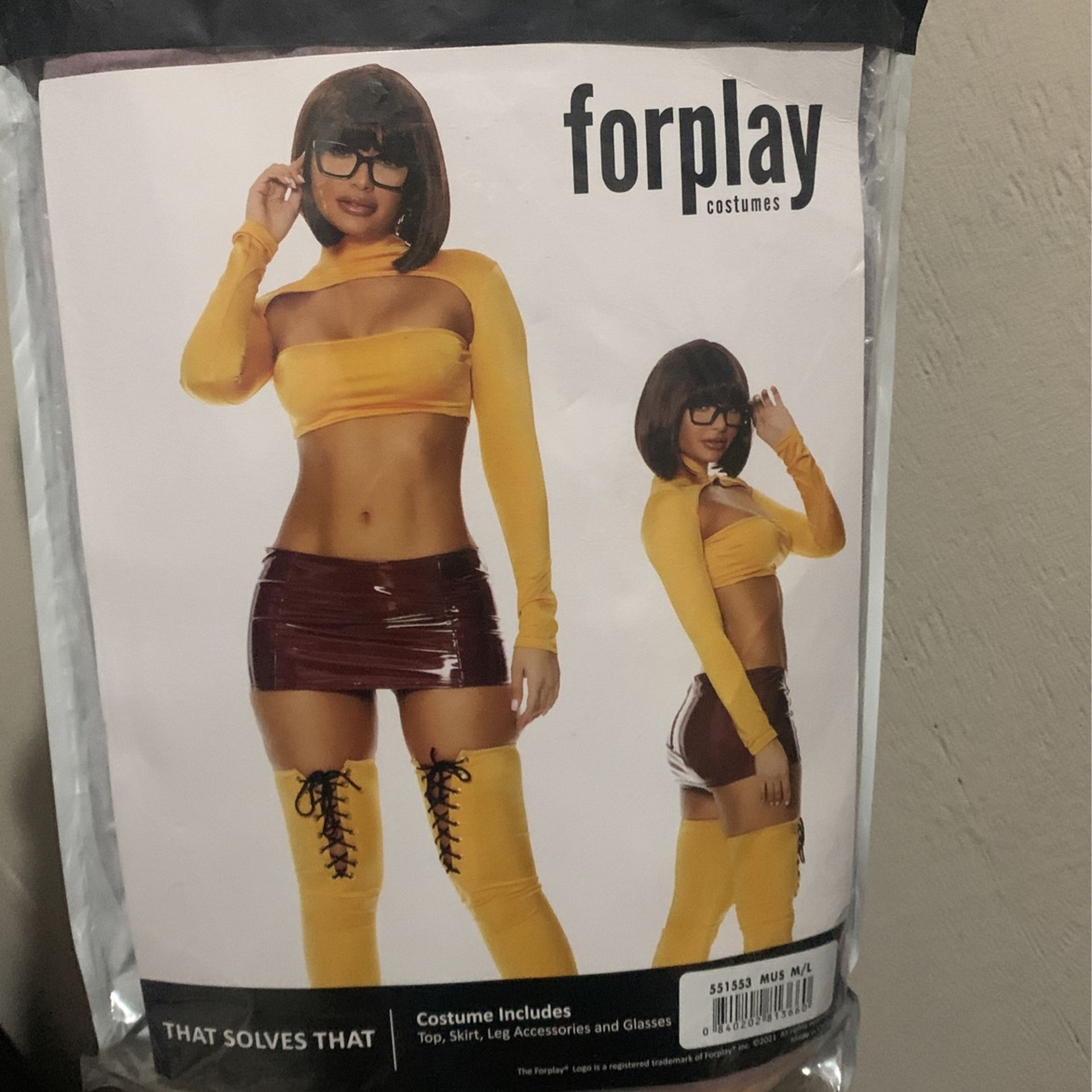 Sexy Forplay That Solves That Velma Scooby-Doo Costume 551553