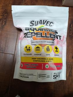 Suavec Squirrel Repellent Plant-Based Granules