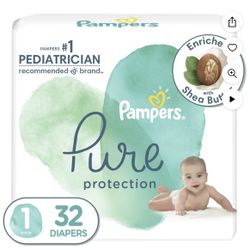 Pamper Pure Diapers 