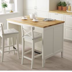 Kitchen Island With Wood Top 