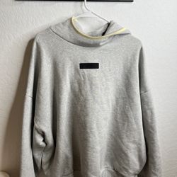 Fear of God Essentials Hoodie in the “Dark Heather” Colorway Size Large
