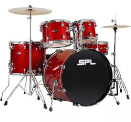 Sound Percussion Labs 5PC Unity II All In One Drum Set Desert Red Speckle Looking For Offers 