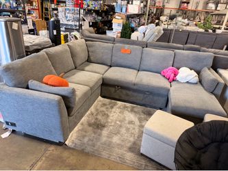 Coddle Aria Fabric Sectional Sofa Bed
