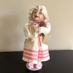 Edwin M Knowles Ashton Drake Sarah Porcelain Doll Yolanda Bello Vintage