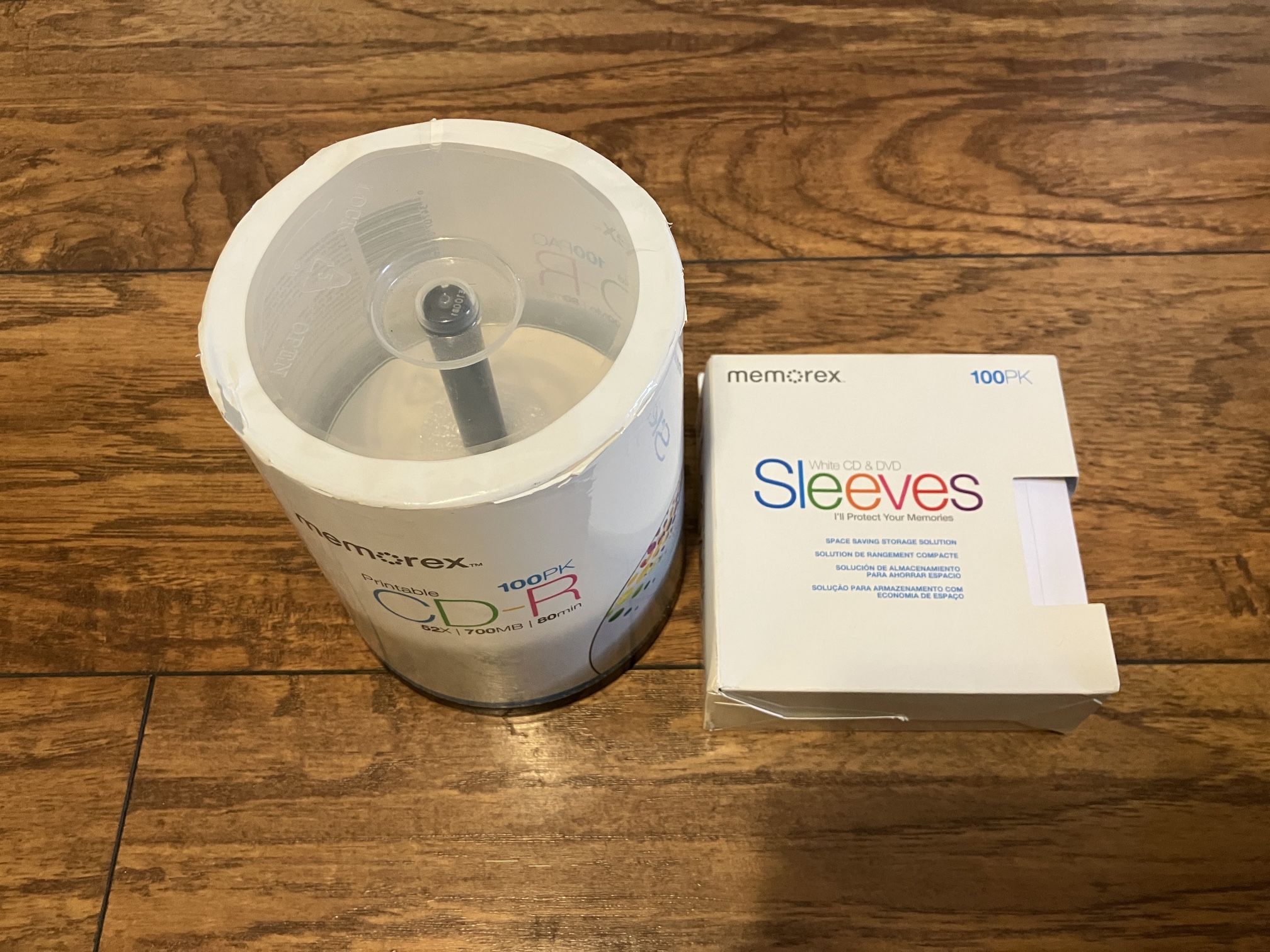 CD-R Spindle Of 45 + Sleeves