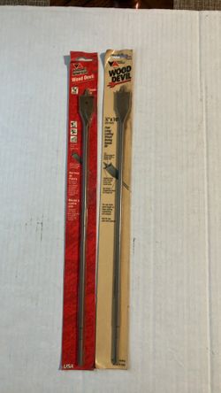 Spade bit 7/8” diameter- 16” long