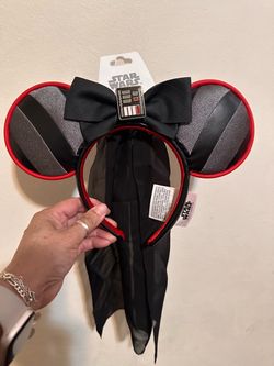 Disney Star Wars Darth Vader Minnie Ears Headband