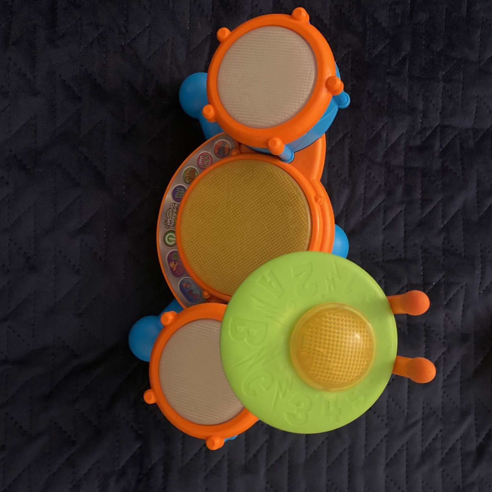 Electronica drum set toy