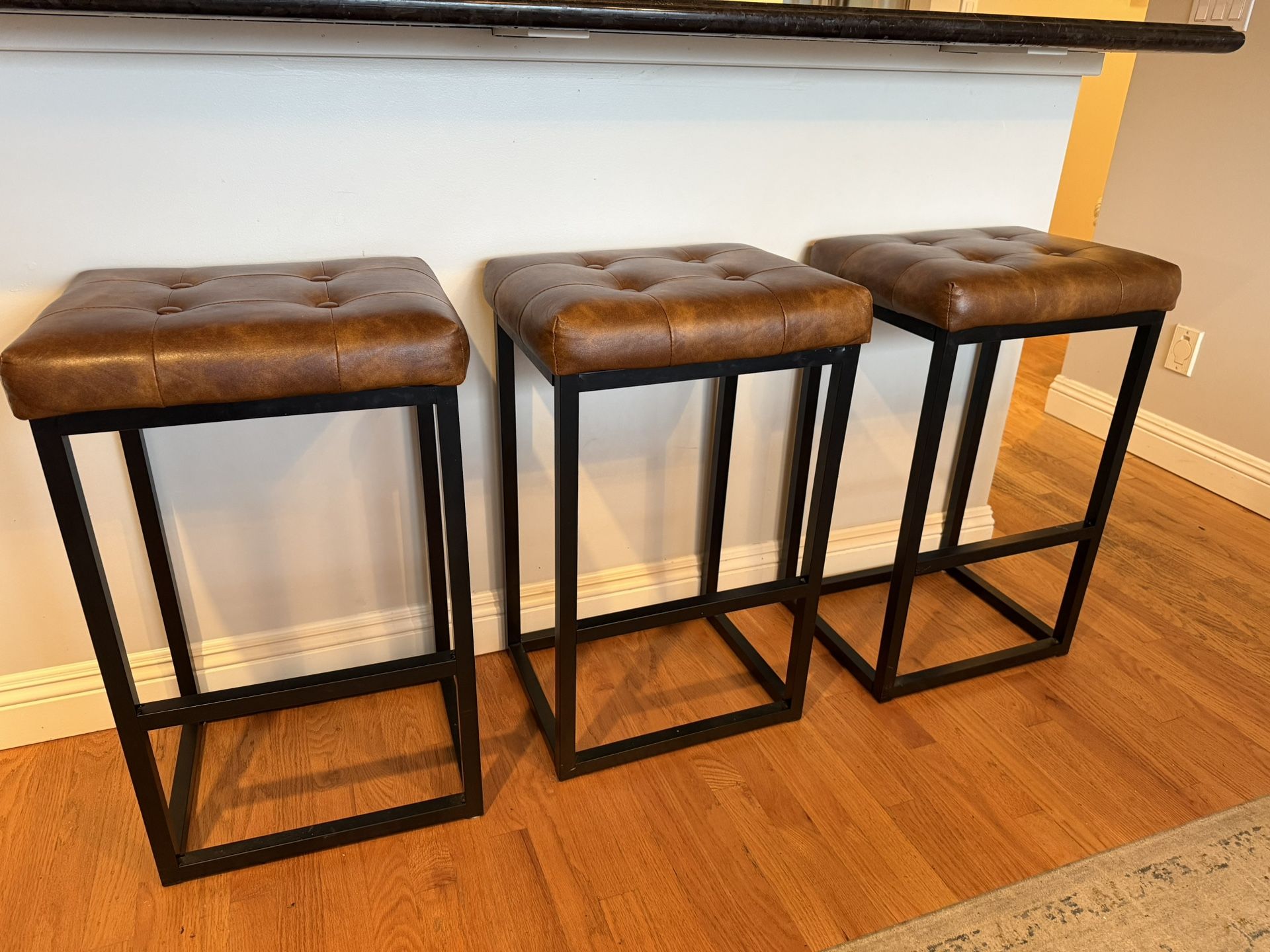 Three Bar Height Bar Stools