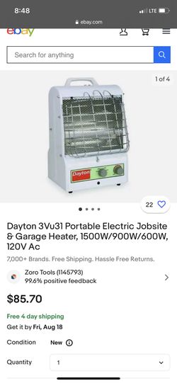 DAYTON CONVECTION HEATER